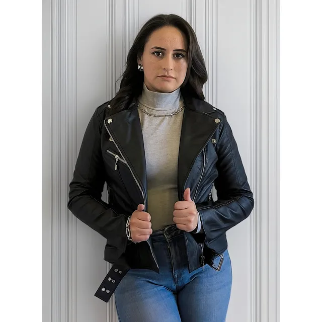 Chaqueta Para Dama En Cuero Tex - Tipo Chamarra