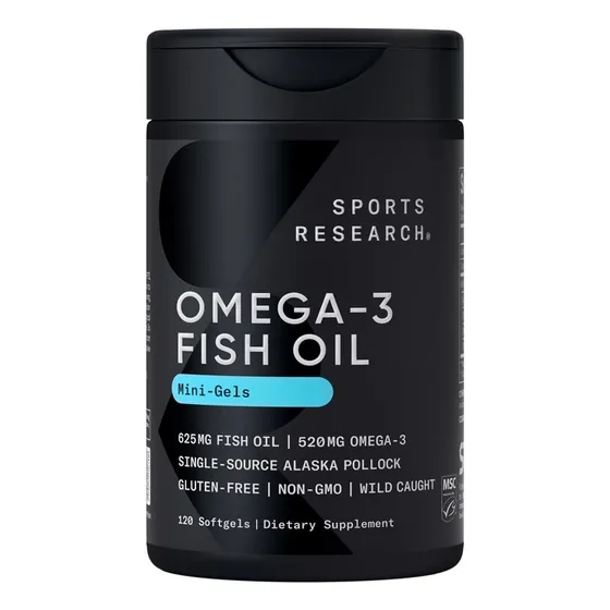 Suplemento Omega-3 De 625 Mg 120 Capsulas Sports Research
