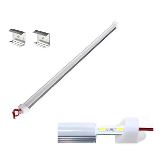 Tira Led 5050 Blanco Cálido 12 Volt Dc Barra Rígida 1 Metro