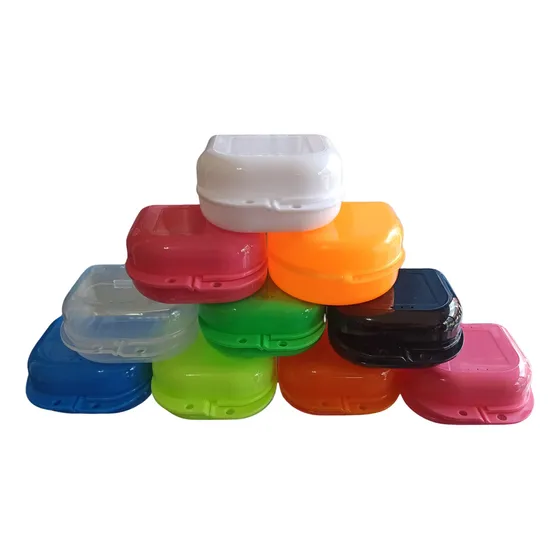 Cajas Porta Retenedores Dentales, Prótesis. Medinfadent