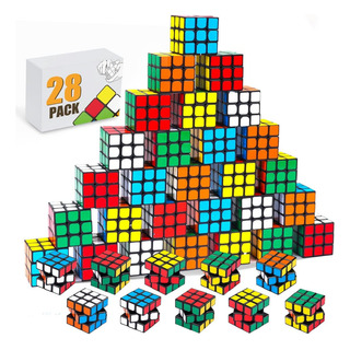 28 Pcs Mini Cubos De Rompecabezas Cubo Recuerdos De Fiesta 28 Pcs Mini Cubos De Rompecabezas Cubo Recuerdos De Fiesta