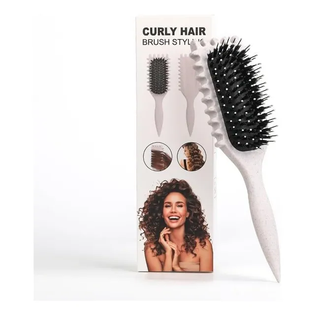 Cepillo Para Cabello Rizado Para Mujeres,bounce Curl Brush