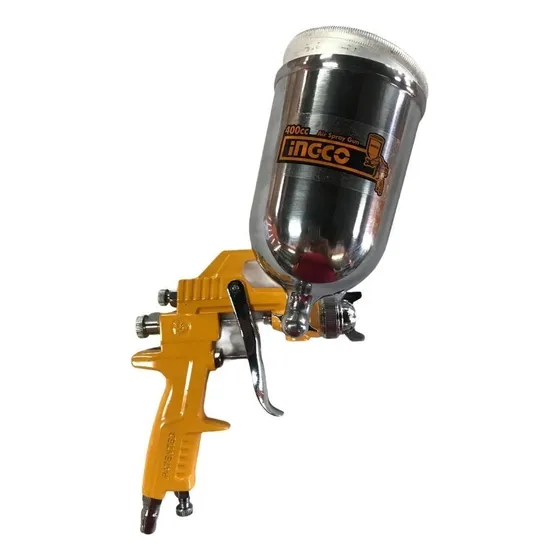 Pistola Neumática Ingco De Gravedad Para Pintar 400cc