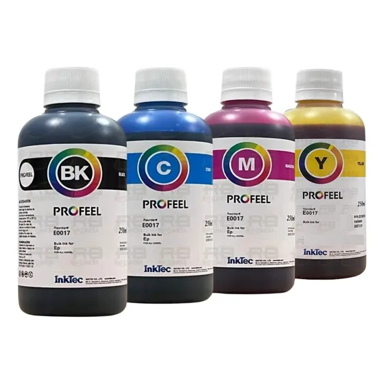 4 X 250ml Tinta Inktec Profeel L3150 L3160 L4150 L4160 E0017
