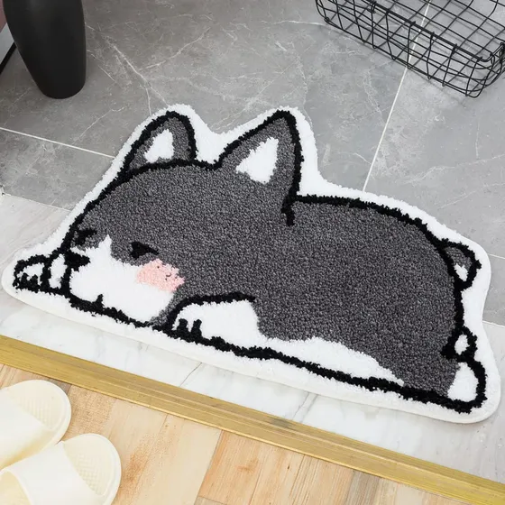 Bonita Alfombra Baño Microfibra Ultrasuave Antideslizante X