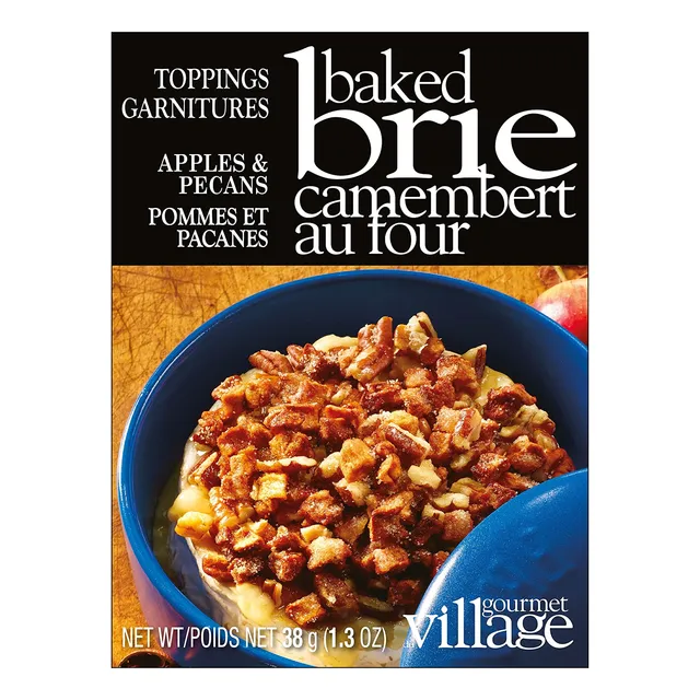 Mezcla Cobertura Queso Brie Horneado Gourmet Village: Nuez