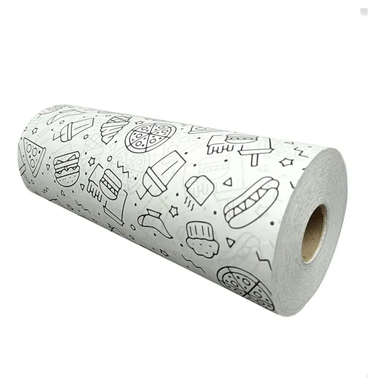 Papel Antigraso Impreso En Bulto De 4 Bobinas De 4 Kg. C/u