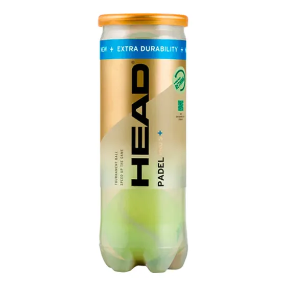 Pelotas De Pádel Head Padel Pro S Plus + Tubo De 3 Color Amarillo