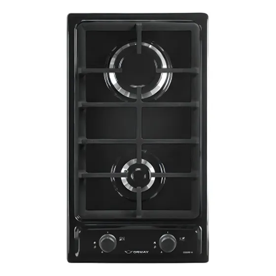 Anafe De Empotrar Multigas Ormay Top Gourmet Carmin N Negro 220V