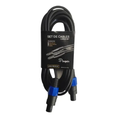 Cable Audio Speakon/speakon 10mtos Parquer Caba0110