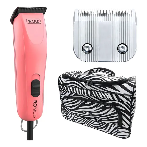 Peladora canina Wahl Professional Animal Romeo color rosa 220V