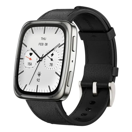 Smartwatch Amazfit Active 2 Premium Gps Vidro Safira Square