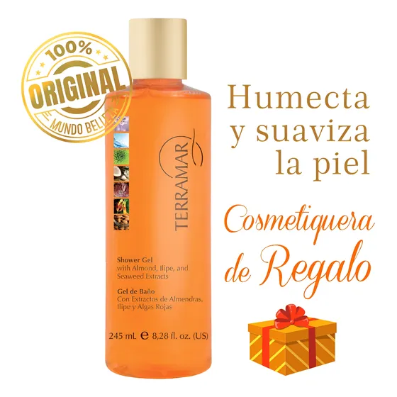 Gel De Baño Terramar Con Almendras Y Algas. Ducha + Regalo