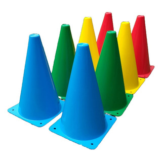 Kit 8 Cones PlĂĄsticos 23 Cm Coloridos Kit 8 Cones PlĂĄsticos 23 Cm Coloridos