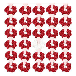 30 Ligas De Pelo Con Forma De Coletero, Regalos Navideños Y 30 Ligas De Pelo Con Forma De Coletero, Regalos Navideños Y