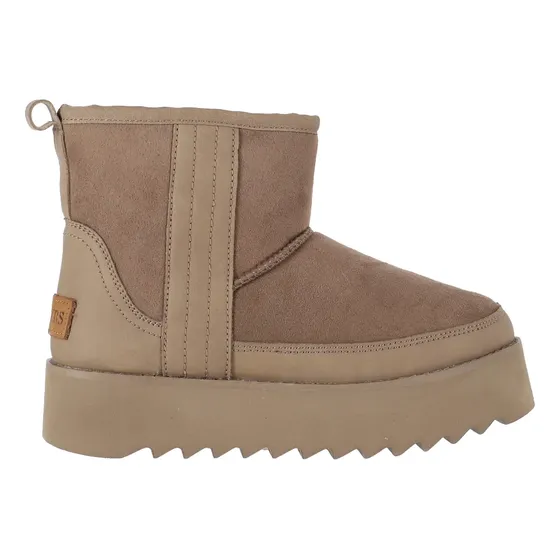 Bota Mujer Plataforma Café Bamers