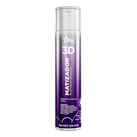 Magic Color Matizador 3d Platinum Branco Platinado 300 Ml