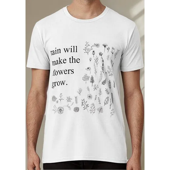 Remera  Poemas Estéticos Algodon Premium