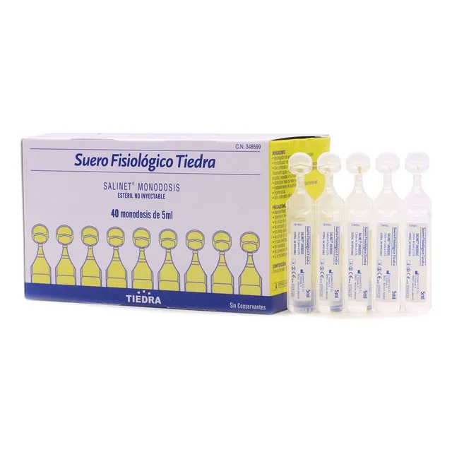Solución Salina Fisiológica 40 Unidosis 5 Ml Salinet
