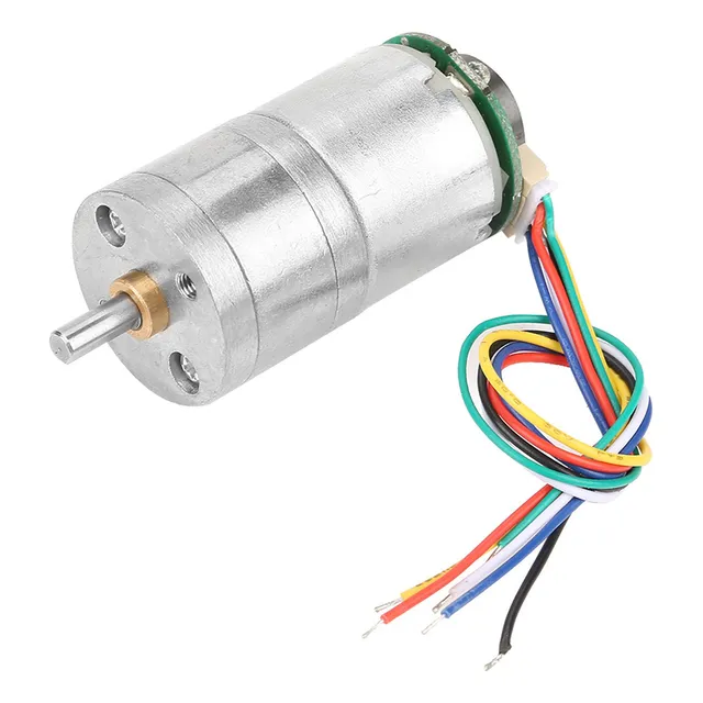 \ Motor De Engrenagem 12v 25ga310128 Dc Encoder Metal Speed