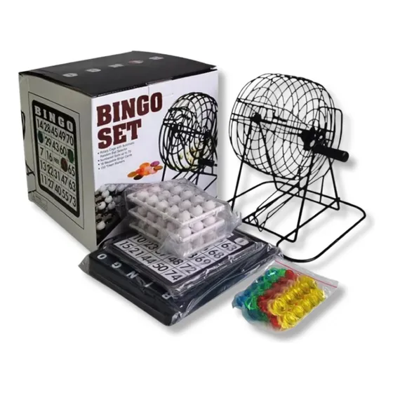 Bingo Metal De 75 Numeros Accesorios Tablero
