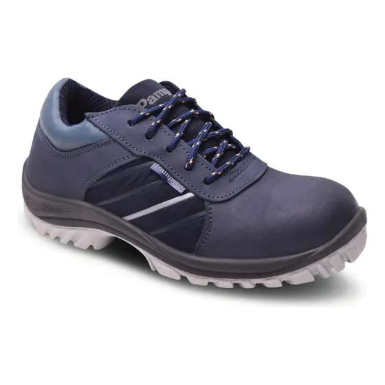 Zapatilla Zapato De Seguridad Pampero Con Puntera De Acero