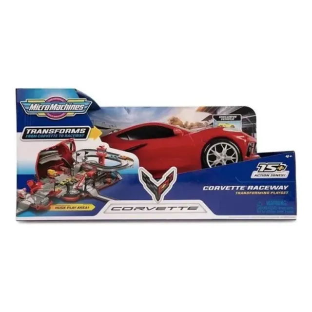 Corvette 1:64 Micro Machines Jazwares 2020 Ampliable