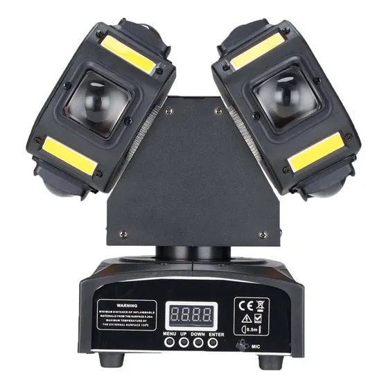 Cabeza Movil Led+luces Laser Dj +estroboscópico 120w Led Dmx
