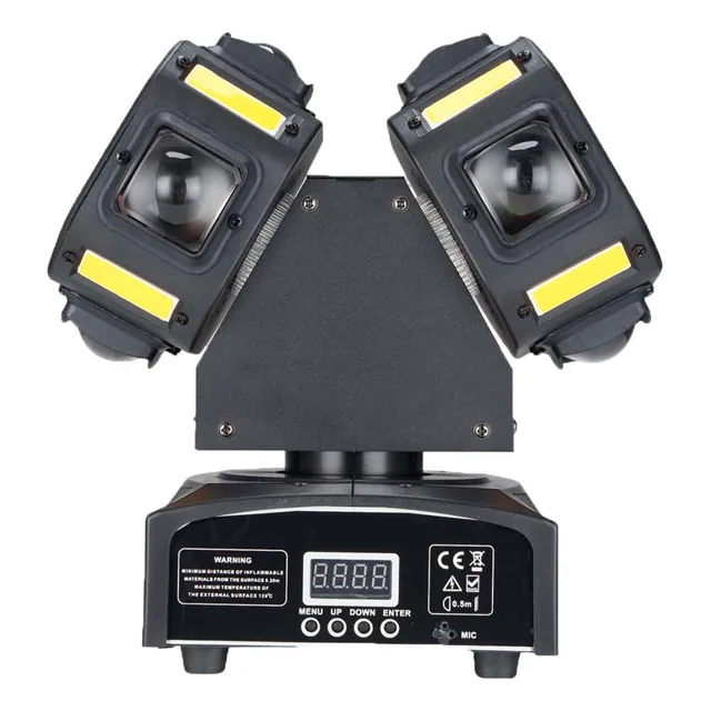 Cabeza Movil Led+luces Laser Dj +estroboscópico 120w Led Dmx