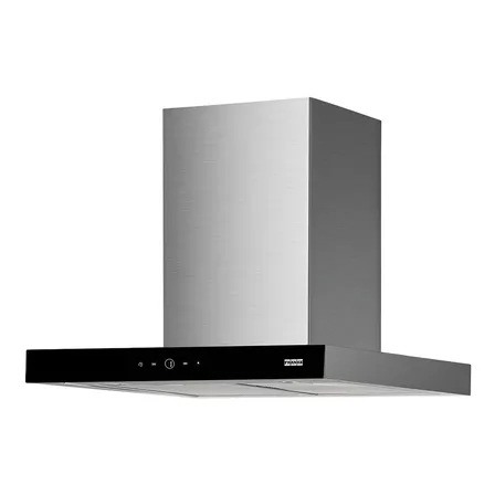 Coifa Parede 60cm Retangular Touch Screen Fogão 4 Bocas Cor Inox