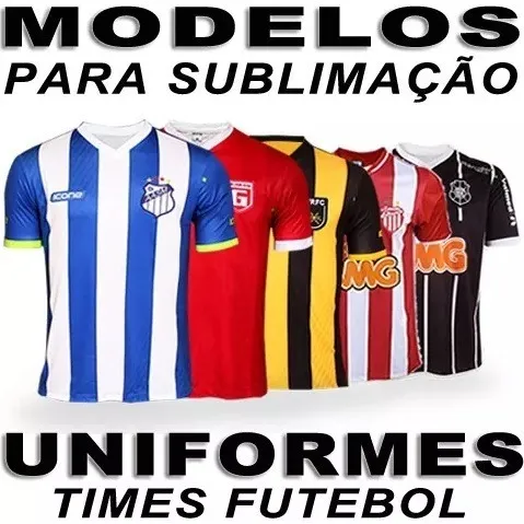 Vetores Uniformes Times Futebol Sublimação Artes