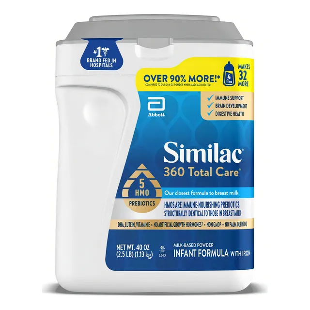 Similac 360 Total Care 40oz Bote Sabor Sin Sabor