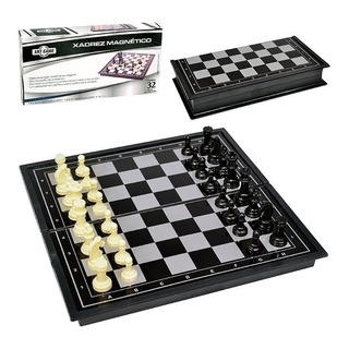 Mini Jogo De Xadrez Magnético Tabuleiro Portátil Estratégia Mini Jogo De Xadrez Magnético Tabuleiro Portátil Estratégia