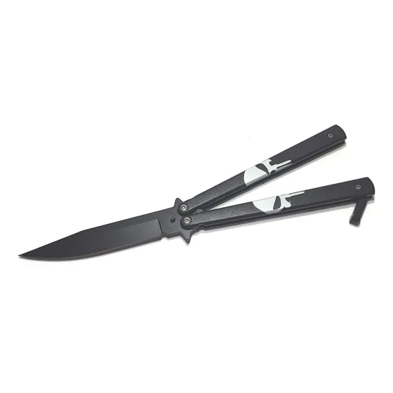 Cuchillo Navaja Mariposa Armed Forced Táctica Acero Inox