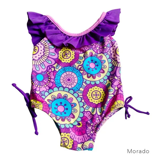 Traje De Baño Entero Medallon Pop