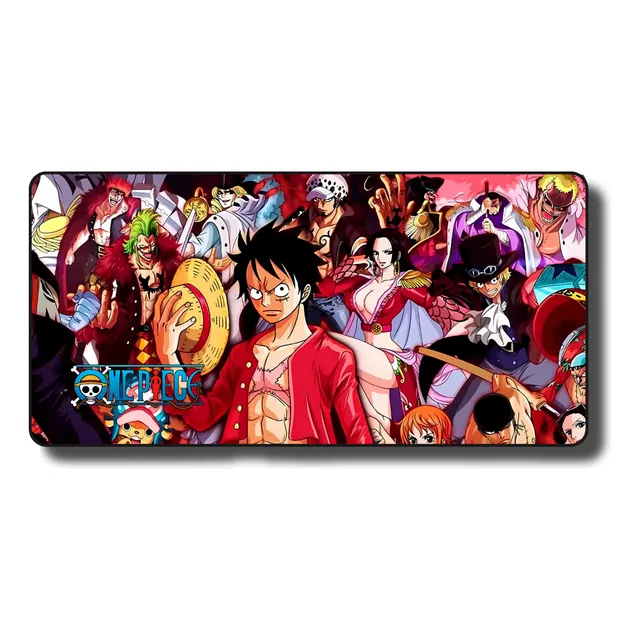 Mouse Pad Gamer One Piece Team 4k 80x40 Cm Formato Xxl