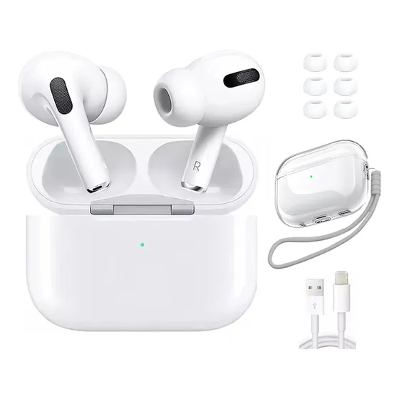 MYCASED Audífonos In-ear Bluetooth Inalámbricos PRO2,Para iPhone,Para Android,Para Xiaomo,Blanco, intraurales, inalámbricos, TWS, cancelación de ruido, funda de case,10m,funda para airpods Pro2