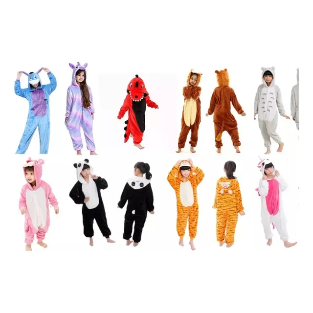 Pijama Enterito Plush Felpa Animalitos Varios Diseños Infant