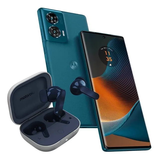Smartphone Motorola Moto Edge 50 Fusion 5g 256 Gb 16 Gb (8gb Ram + 8 Gb Ram Boost) Camara 50mp Verde Con Audifonos Verde