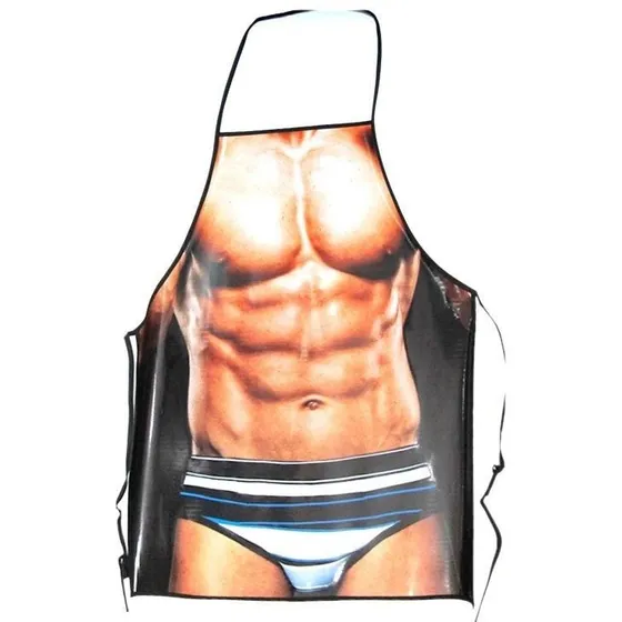 Delantal Cocina Musculoso Sexy Erotico Divertido Slip 50x65