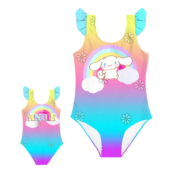 Traje De Baño Cinnamoroll Entero Sin Mangas