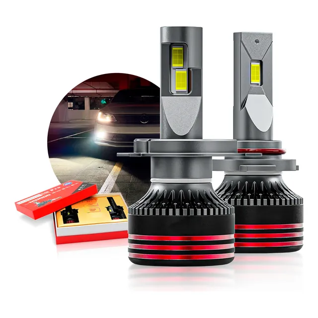 Par Ultra Led M8 Pro Canbus Sem Erros 6000k 24000lm 120w 12v
