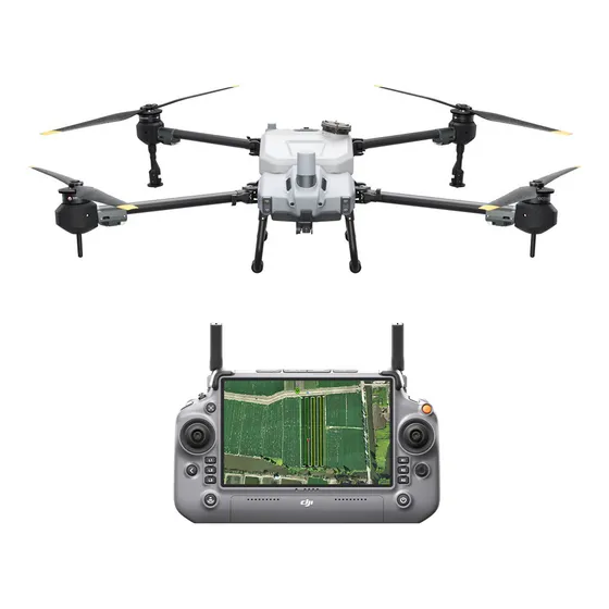 Drone Agrícola Fumigador Dji Agras T20p Pulverización Dual Gris