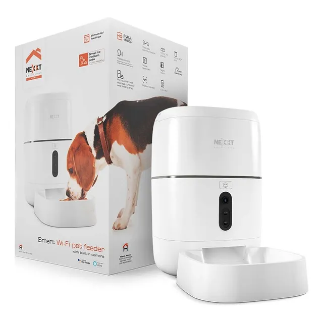 Dispensador Inteligente Cámara Para Mascotas Nexxt Nha-p610