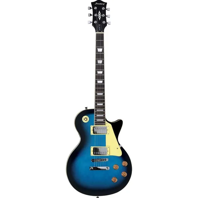 Guitarra ElĂ©trica Strinberg Lps Series Lps230 Les Paul De TĂlia Blue Burst Brilhante Com DiapasĂŁo De Madeira TĂ©cnica Guitarra ElĂ©trica Strinberg Lps Series Lps230 Les Paul De TĂlia Blue Burst Brilhante Com DiapasĂŁo De Madeira TĂ©cnica