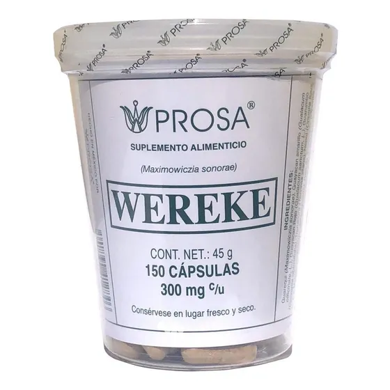 Wereke 150 Cápsulas Prosa Sabor Sin Sabor
