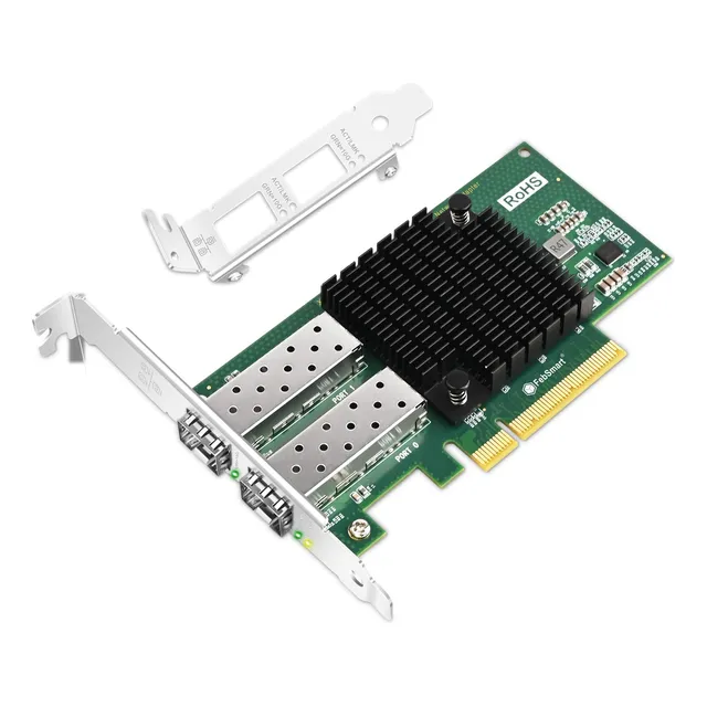 Adaptador Ethernet Convergente Pcie X8 10gbe 2 Puertos