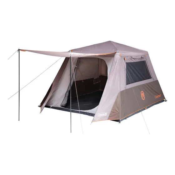 Carpa Coleman autoarmable Instant 6 full fly camping color Marrón claro