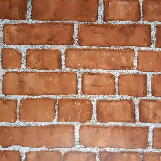 Papel Adhesivo Vinilo Decoracion Rollo 10 Metros Ladrillo 3d | Cuotas sin interés