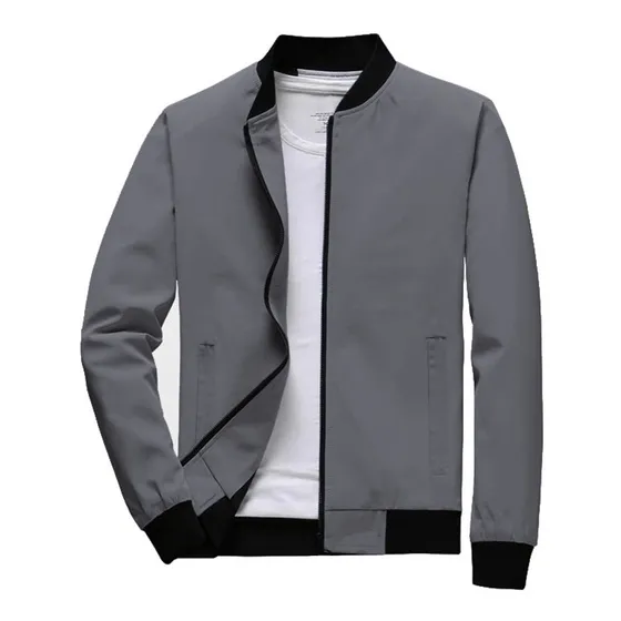 Jaqueta Corta Vento Masculina Casual Leve Bomber Varsity